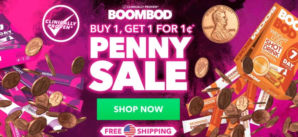 Boombod penny Sale offer
