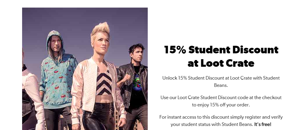 15% Off Loot Crate Student Discount