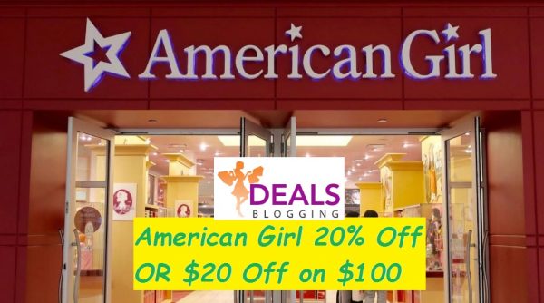 American Girl 20 Percent off Coupon code