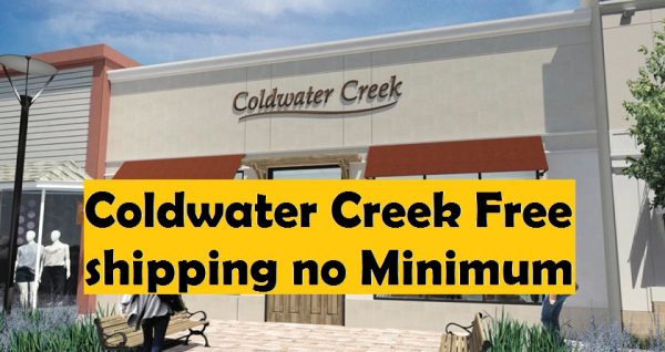 Coldwater Creek Free Shipping No Minimum