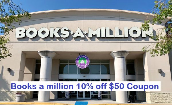 Books a million 10% off $50 Coupon