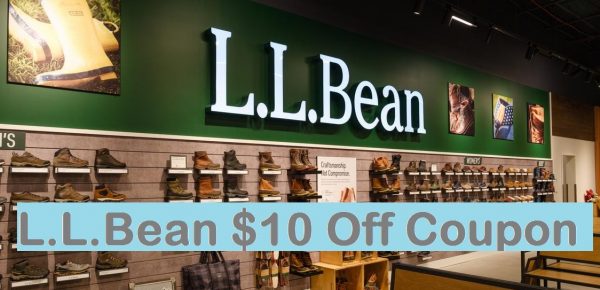 L.L. Bean Promo code 10 dollars off