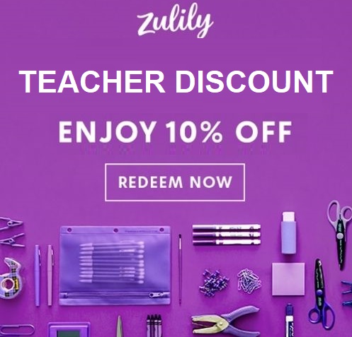 zulily teacher discount