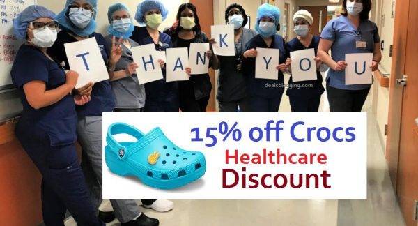 Crocs Healthcare worker Discount