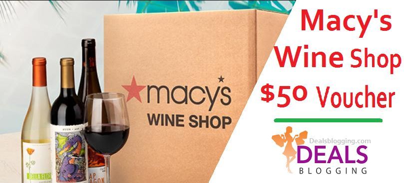 Macy's Wine Shop $50 Voucher
