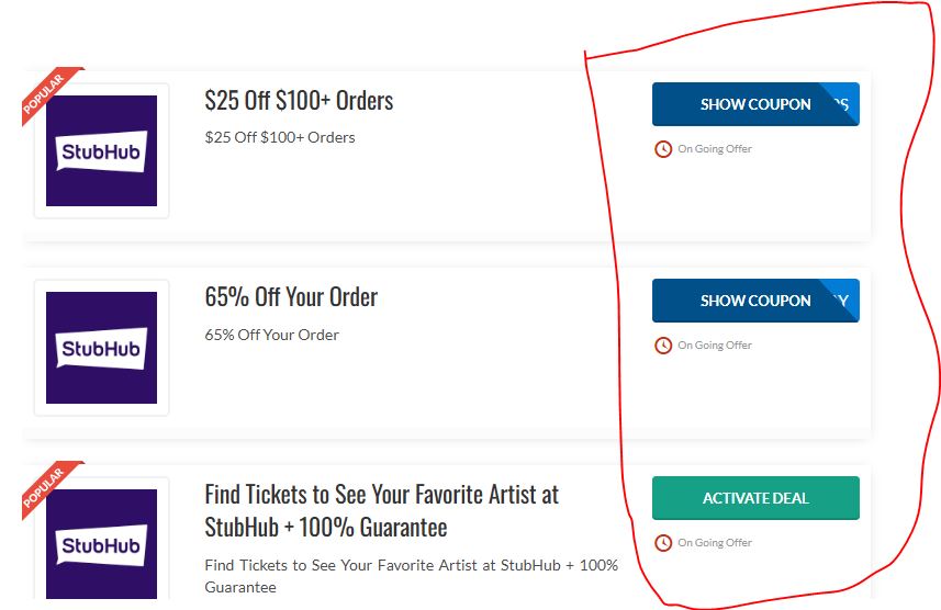 how to get stubhub discount code or coupon code
